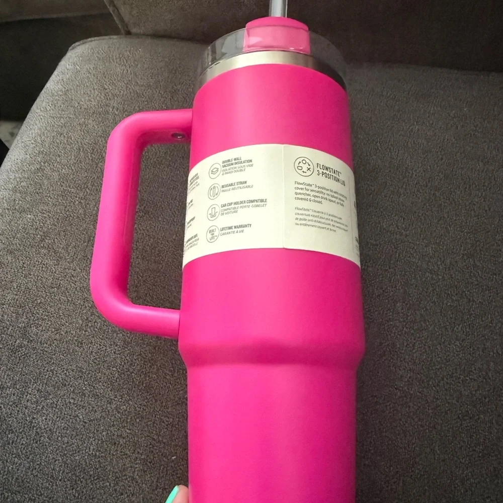 Stanley Camelia Pink Quencher H2O Tumbler 30oz. - Pink - Picture 3 of 5